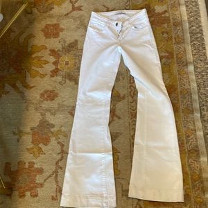 J Brand Love Story White Flared Jeans